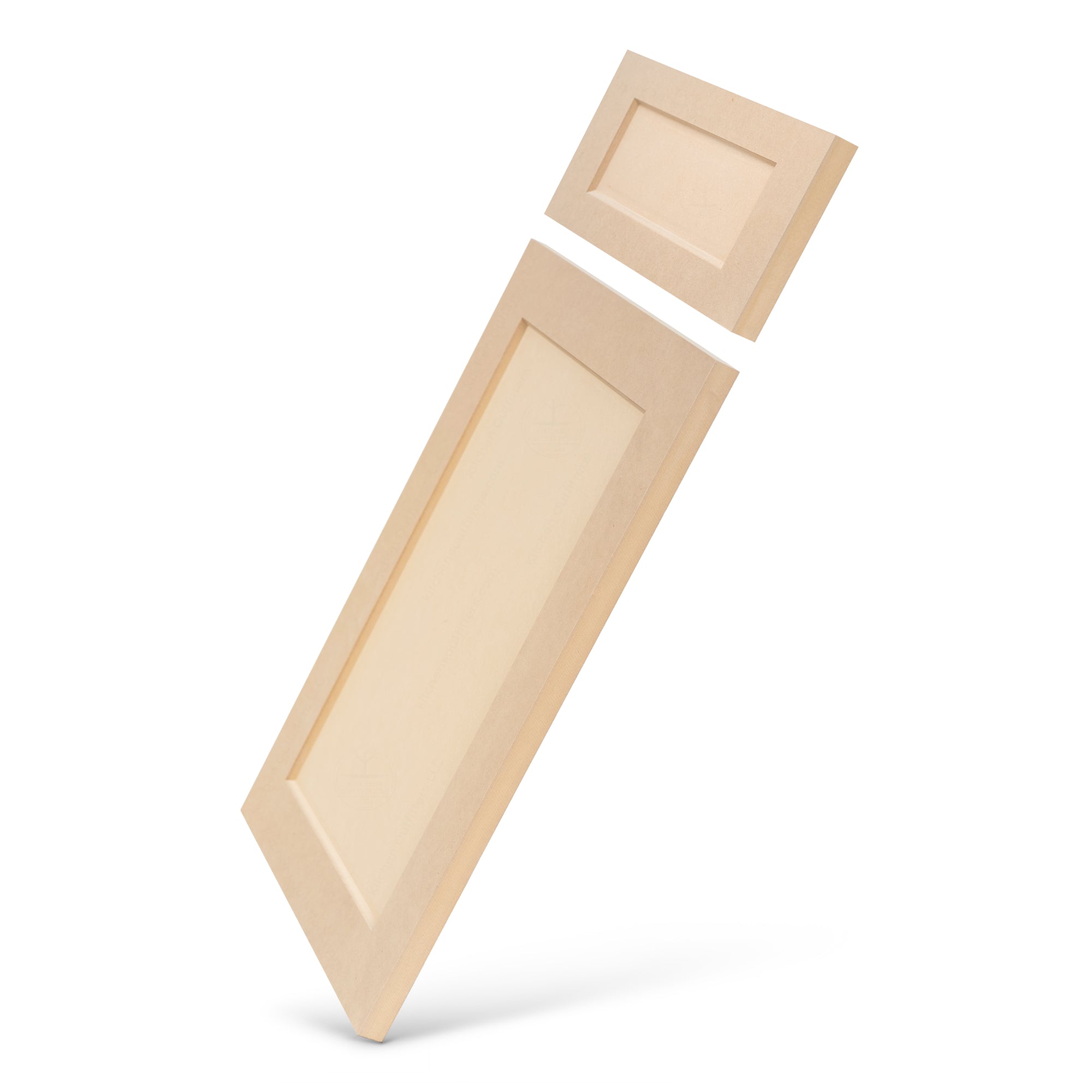 Slant Shaker door and drawer front set – angled panel design for custom kitchen cabinets